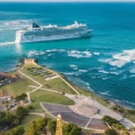 Cruise ship in Puerto Plata, Dominican Republic